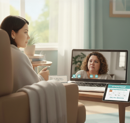 PSICOTERAPIA ONLINE IMAGEN Psicoterapia Online | Sesiones Profesionales para tu Bienestar Emocional